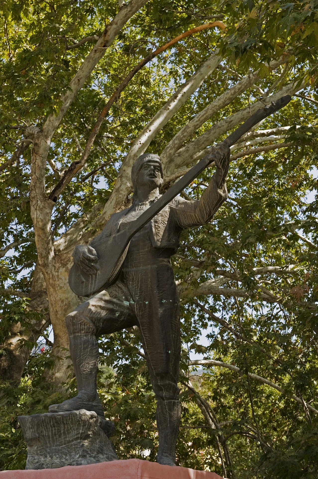 Feke town Statue of Karacaolan in 2008 5140